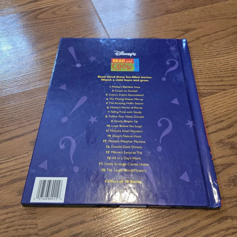 Disney 1997 Minnie’s Surprise Trip Hardcover Book Read & Grow Library Vol 15 VTG